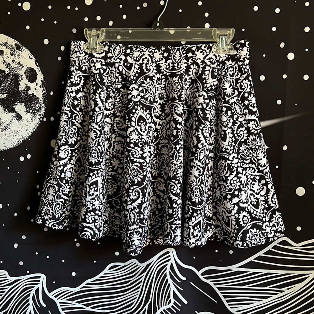Printed Circle Skirt